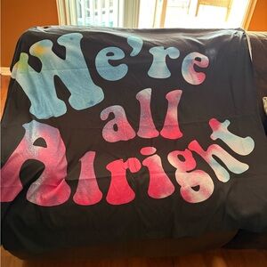 We're All Alright wall tapestry